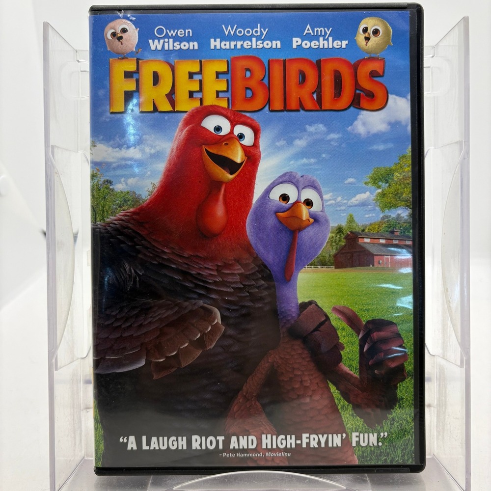 Free Birds DVD 2013 Owen Wilson Woody Harrelson Amy Poehler Animated Comedy